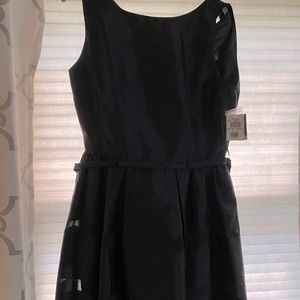 Black fit and flare dress size 12